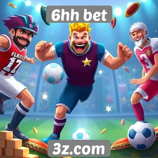 Variedade de jogos oferecidos na 6hh bet